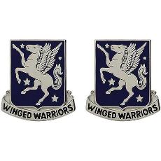 228th Aviation Regiment Unit Crest (Winged Warriors)